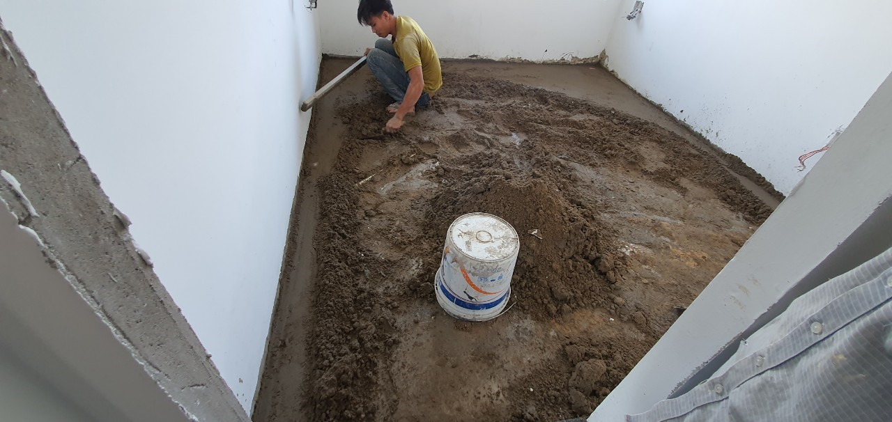 Quy trình cán nền, thực hiện theo quy trình gém, cán vị trí ghém và chuẩn chất lượng.
