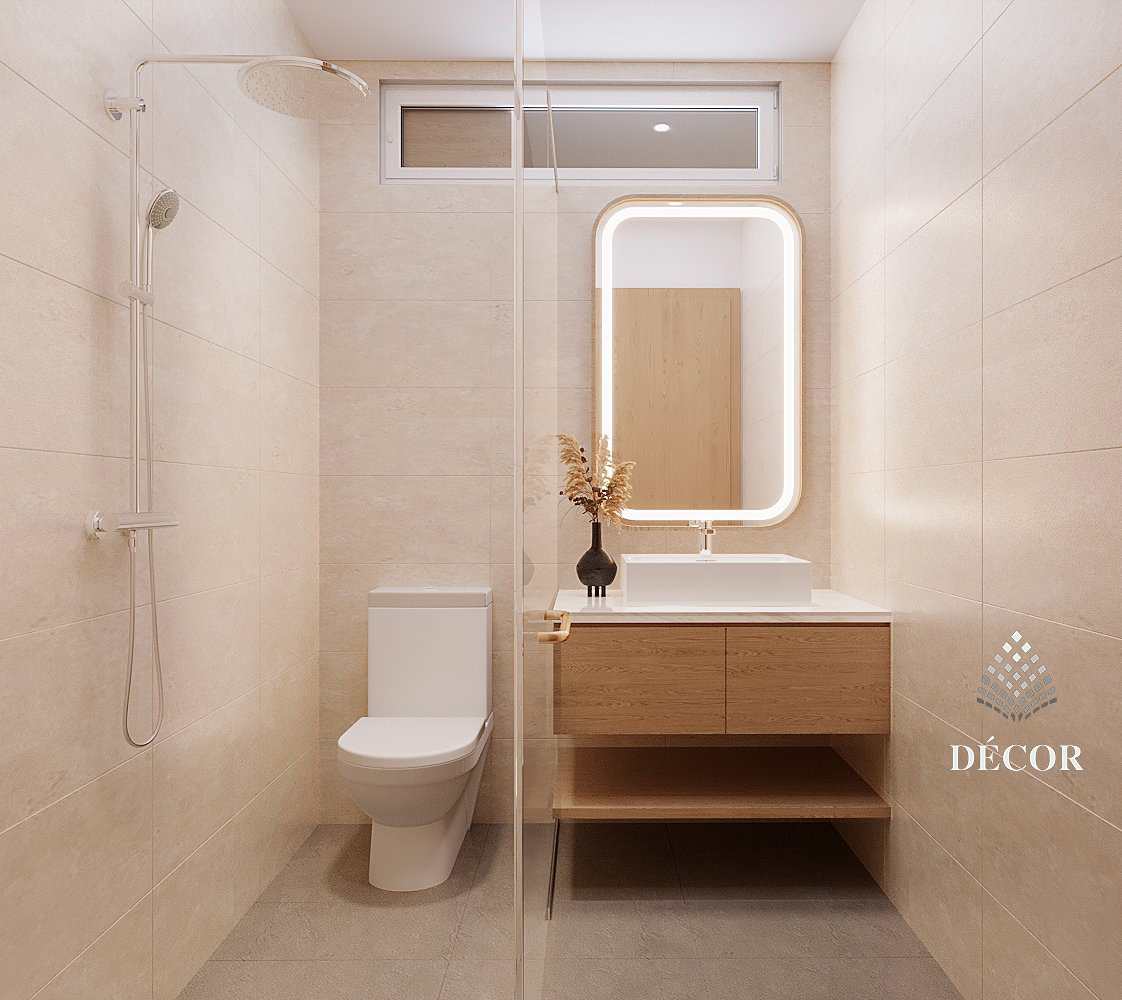 Thiết kế thi công nội thất căn hộ Wc phụ