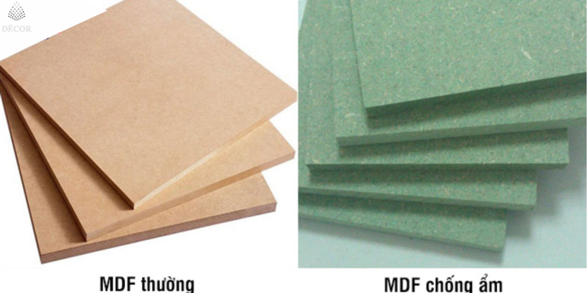 Phân biệt lõi gỗ MDF trong nội thất