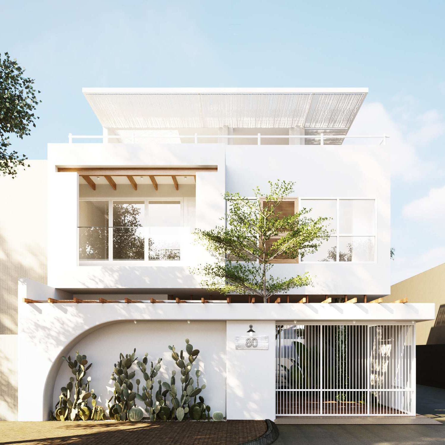 Ngôi nhà được thiết kế tối giản hiện đại