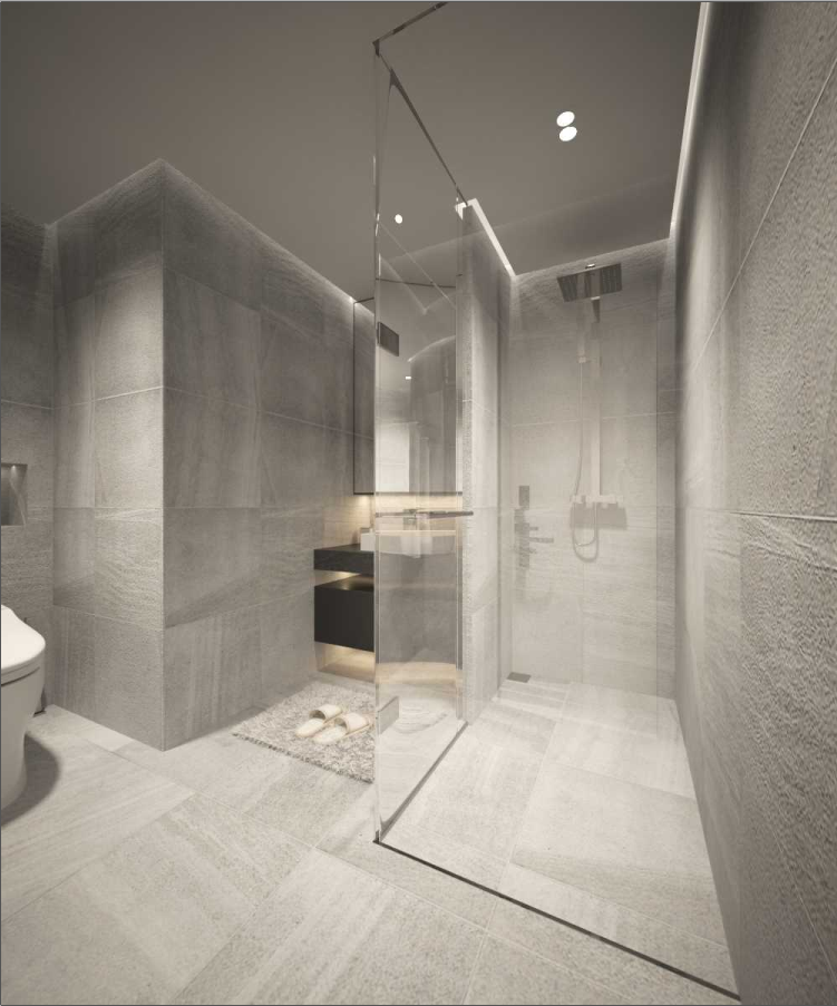 Thiết kế bố trí đèn phù hợp trong Toilet chung