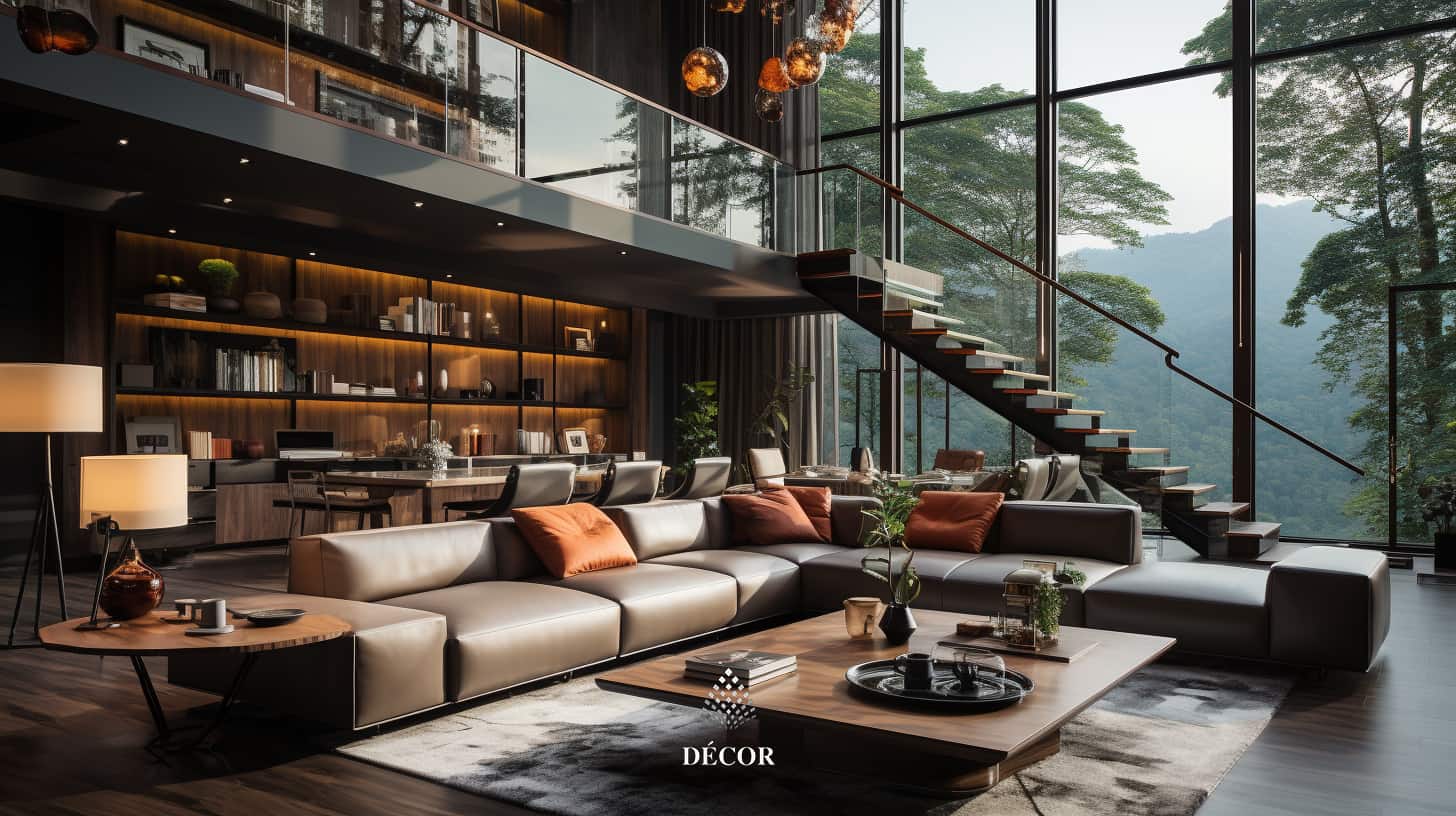 Thiết kế Duplex sang trọng với cầu thang khép kín
