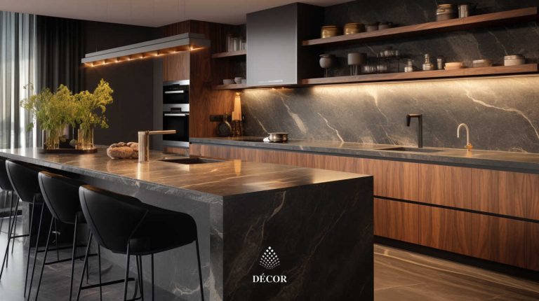 Mẫu tủ bếp cao cấp hiện đại sang trọng