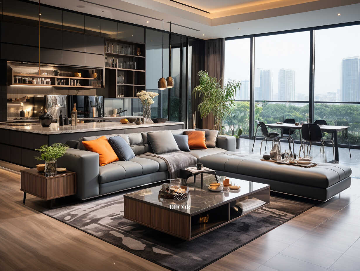 Nội thất căn hộ chung cư hiện đại