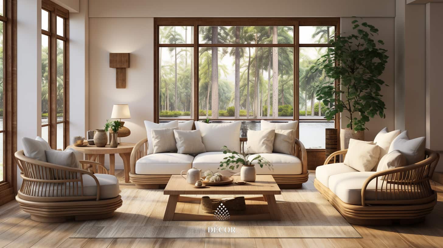nội thất thân thiện môi trường với những vật liệu tự nhiên