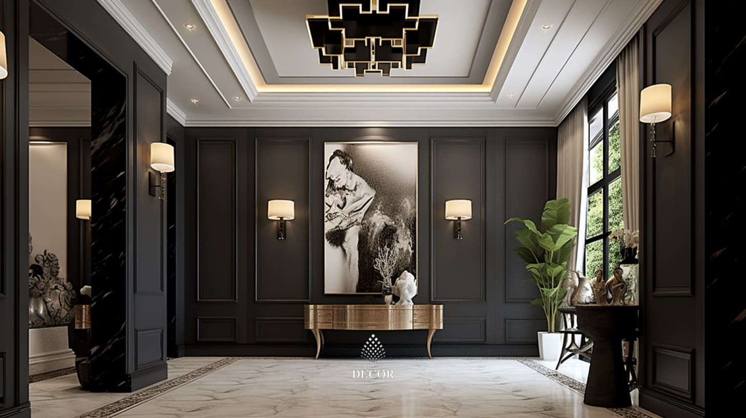 Đại sảnh với phong cách Indochine sang trọng