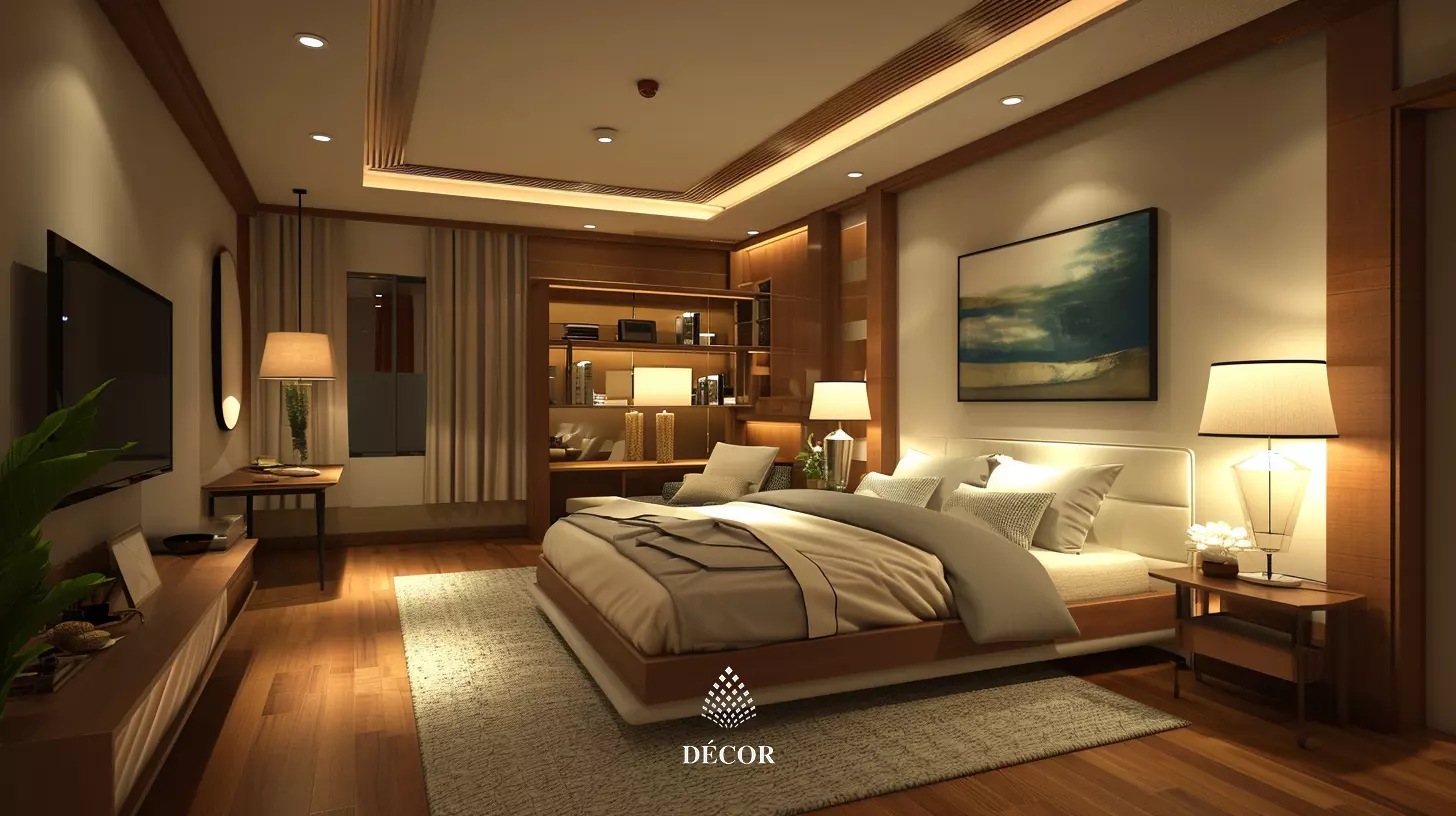 Phòng ngủ Retro đơn giản