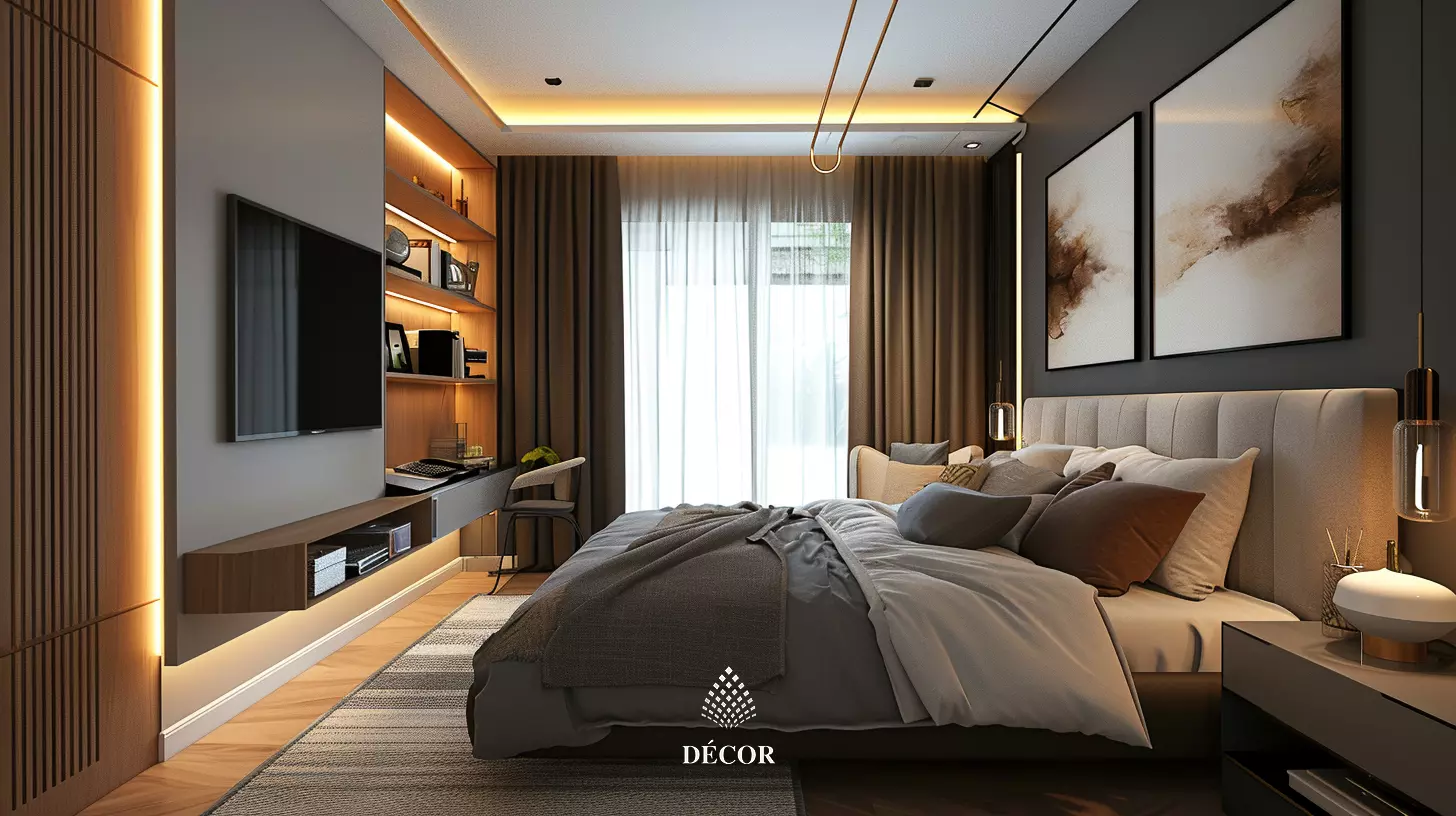 Phòng ngủ phong cách Retro, được làm mới hiện đại nhưng mang nét hoài cổ