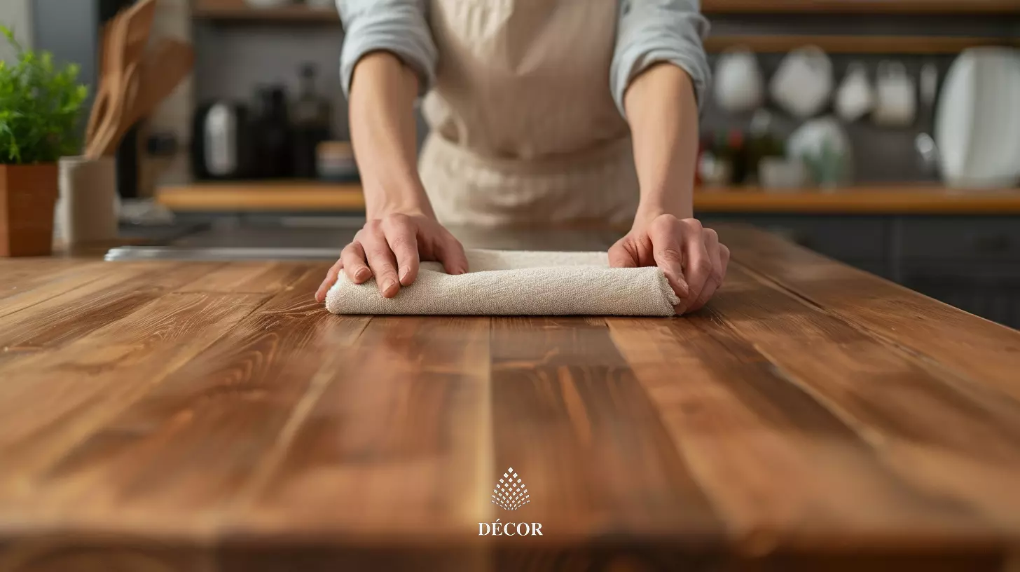 Phủ bóng lại mặt gỗ bị mờ