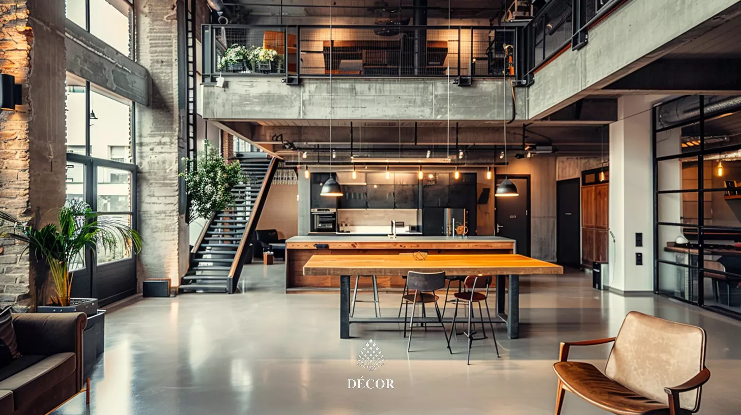Phong cách thiết kế industrial trong nội thất