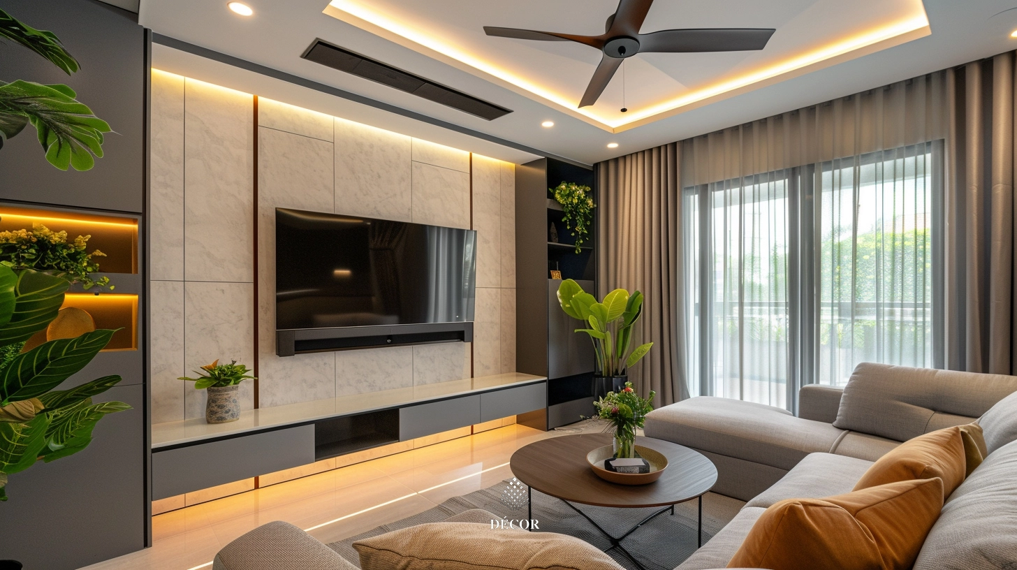 Lựa chọn gam màu sáng cho phòng khách nhỏ