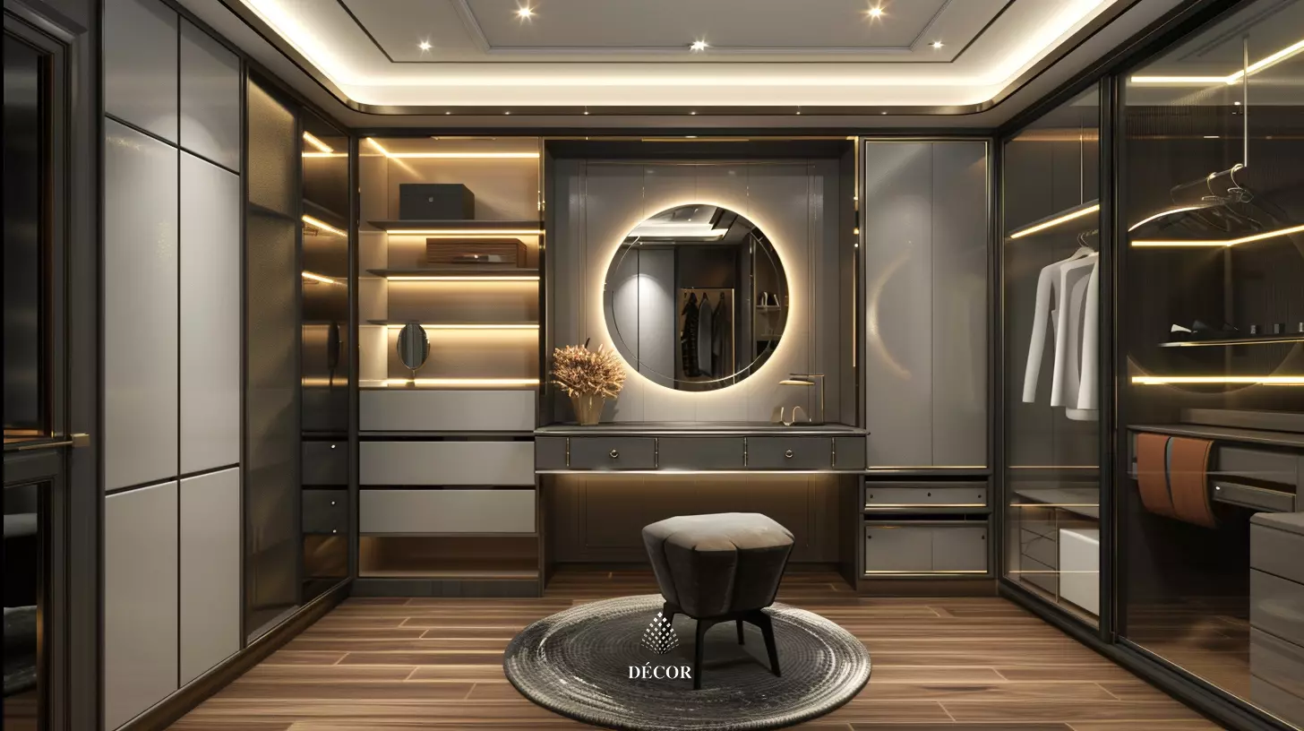 Phong cách Quiet Luxury trong phòng Walk In Closet