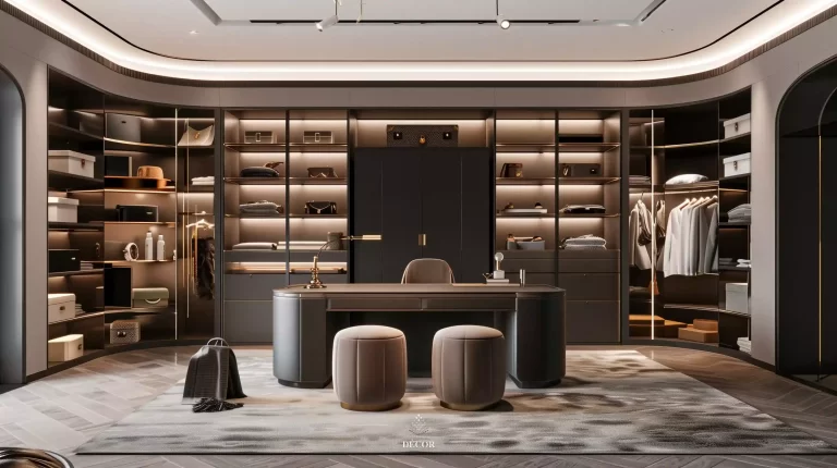Walk in closet mang phong cách quiet luxury
