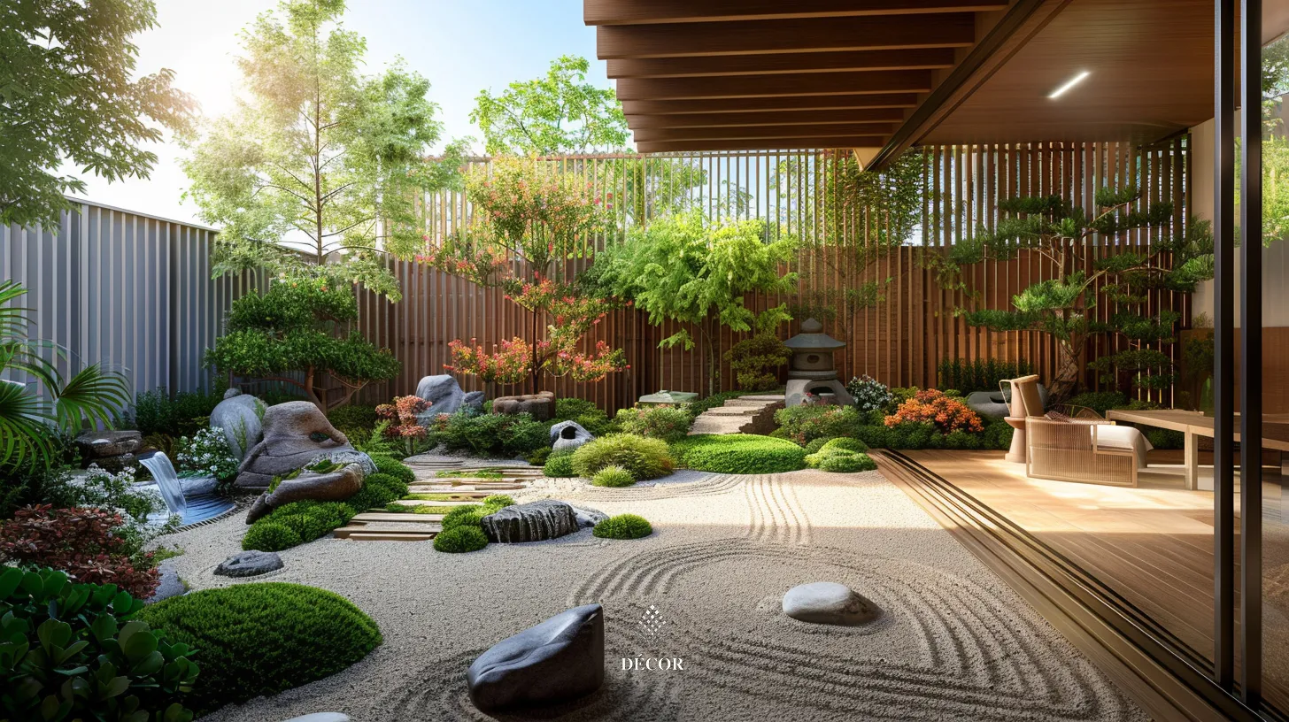 Không gian nghỉ ngơi gia đình nhiều ánh sáng và cây xanh