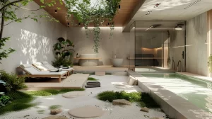 Phòng thư giãn Spa tại nhà với không gian mở