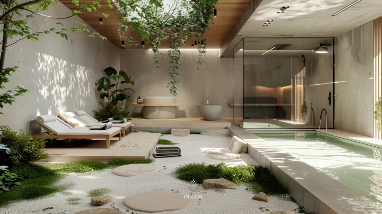 Phòng thư giãn Spa tại nhà với không gian mở