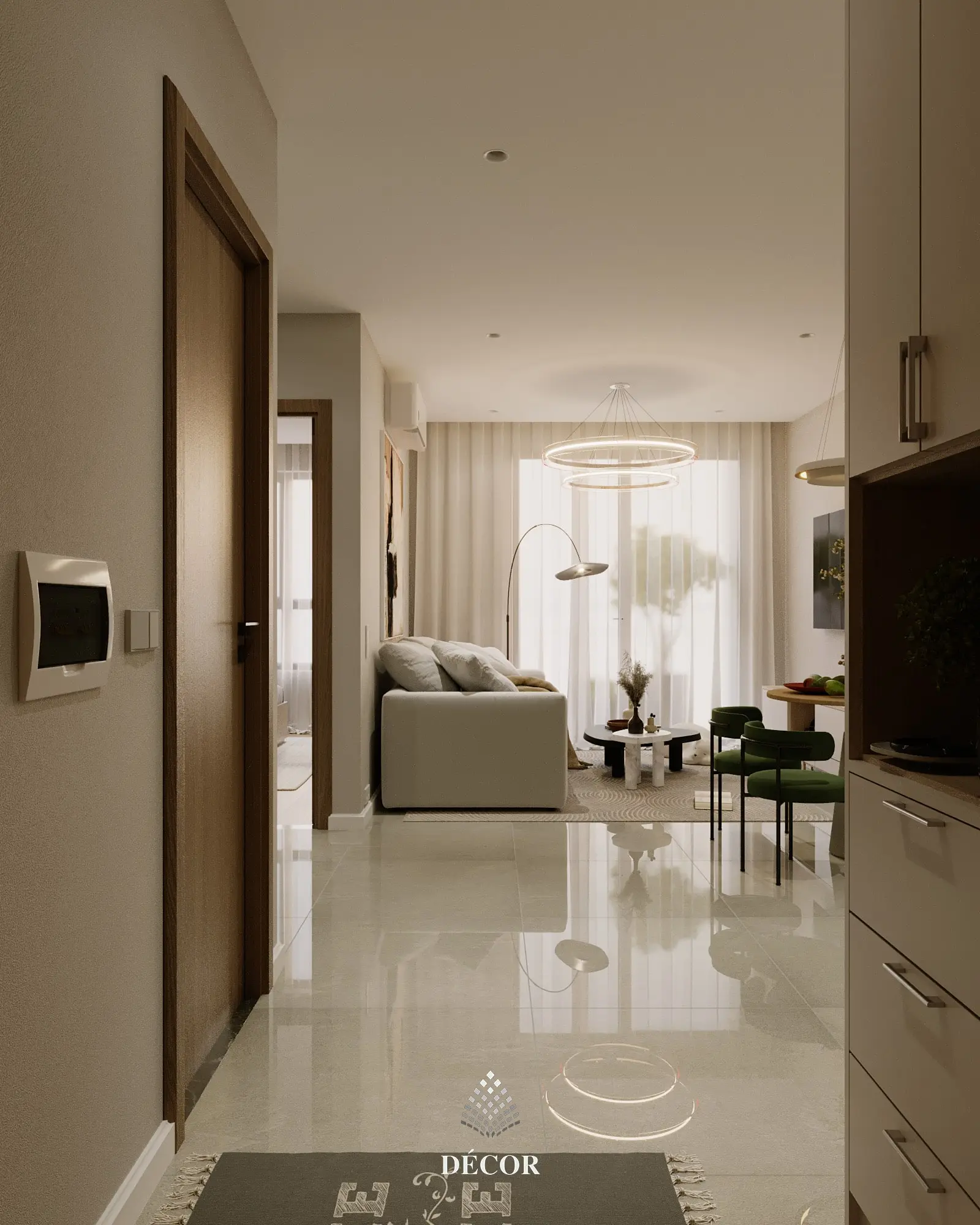 Phòng khách nội thất hiện đại sang trọng