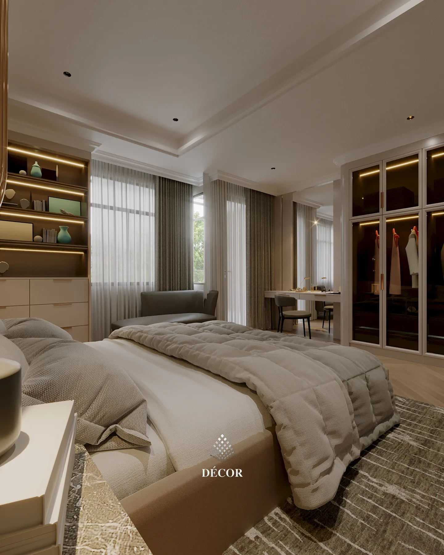 Không gian mở mang lại ánh sáng tự nhiên
