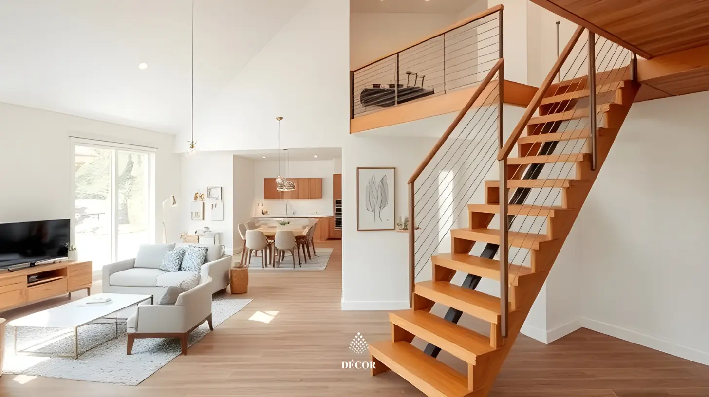 Layout kiến trúc Loft đơn giản