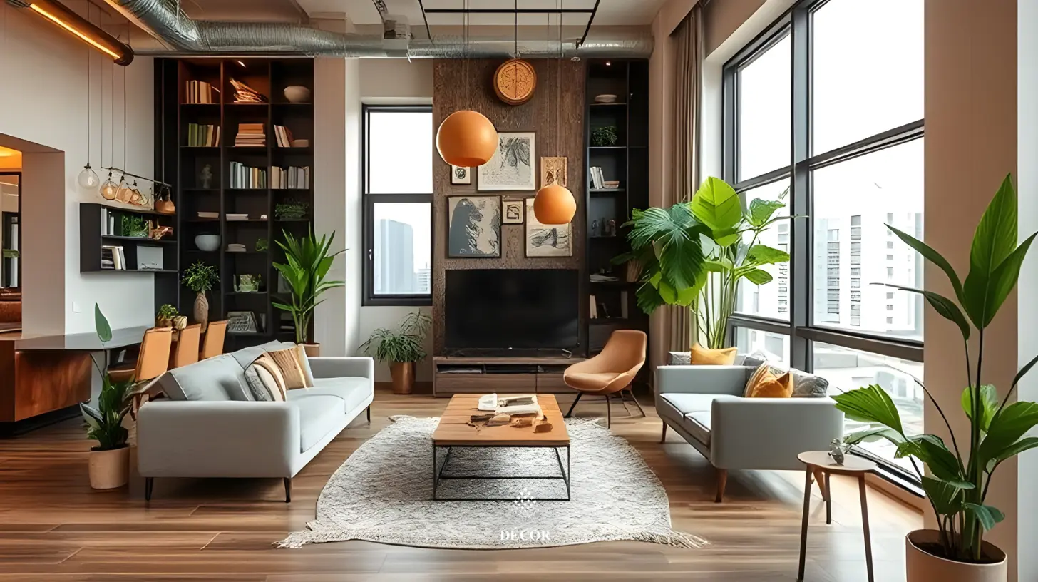 Phong cách loft mang đến một nét hiện đại, trẻ trung.