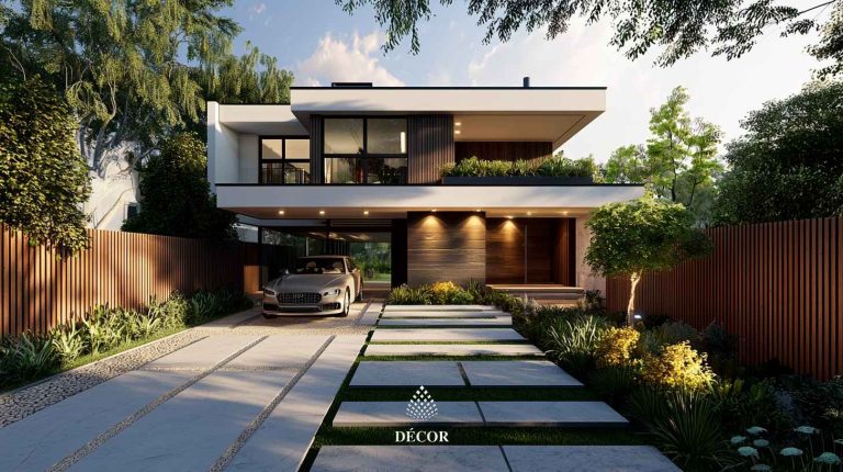Biophilic design trong kiến trúc nhà phố, không gian xanh kết hợp phong cách hiện đại