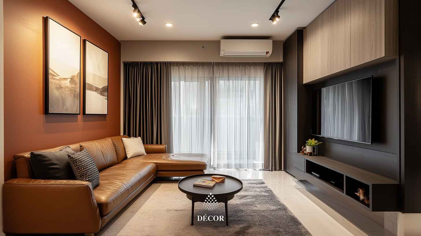 Không gian cá tính với những màu sắc sặc sỡ, phá vỡ mọi quy tắc cứng nhắc.