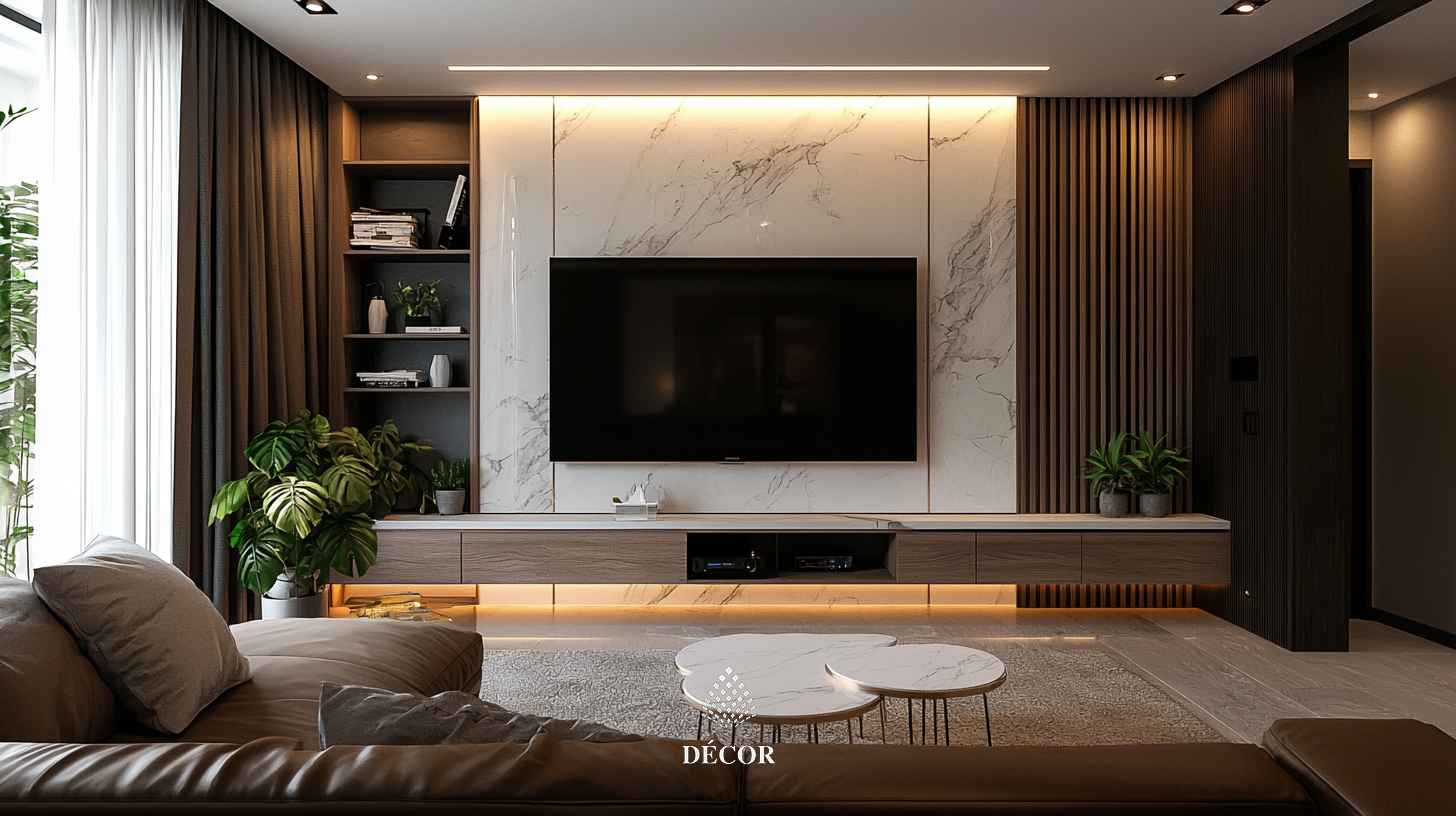 Phong cách thiết kế hiện đại 2025 với không gian thông minh