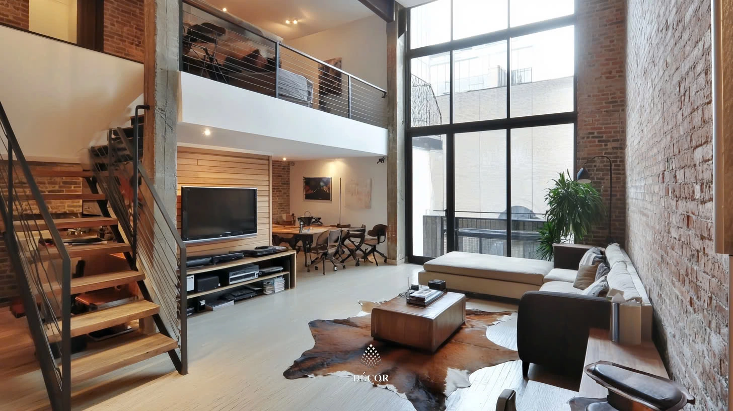 Phong cách Loft liên kết các phòng với nhau một cách linh hoạt