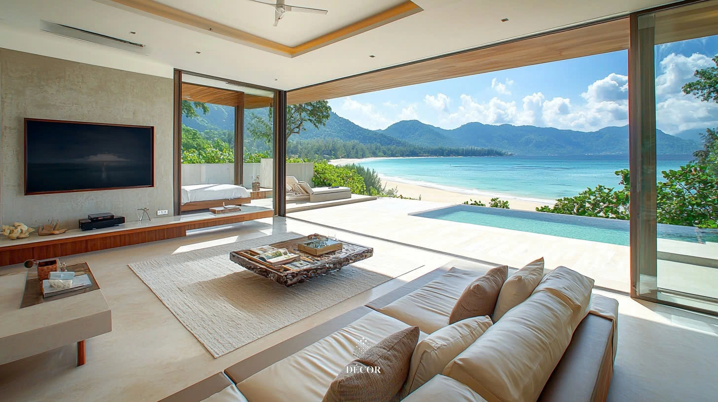 Phong cách loft áp dụng cho không gian mở ven biển
