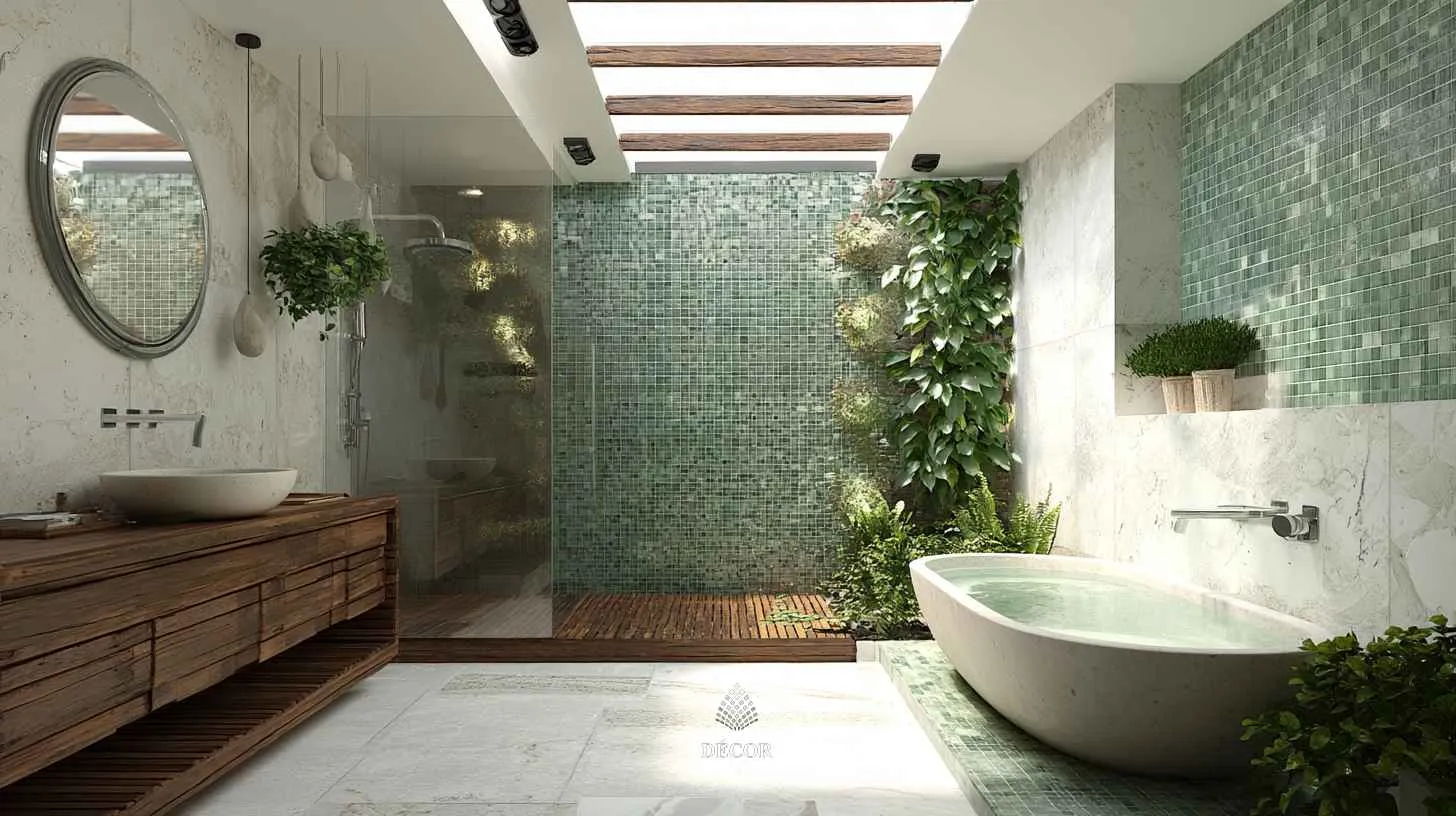 Thiết kế phòng Bathroom sang trọng bởi Rustic Modern