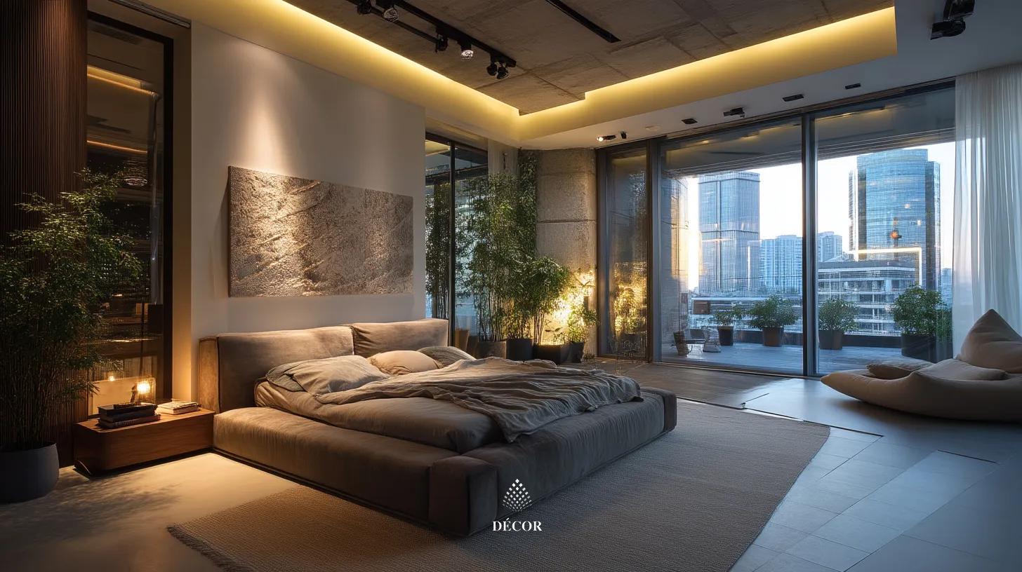 Thiết kế ánh sáng cho phòng ngủ phong cách Contemporary