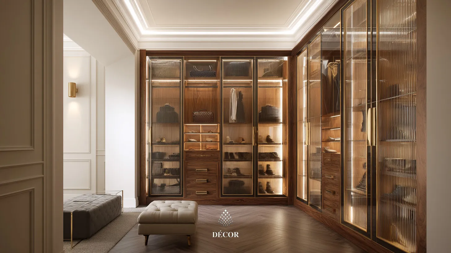 Thiết kế sang trọng của Veneer Walnut ứng dụng trong nội thất