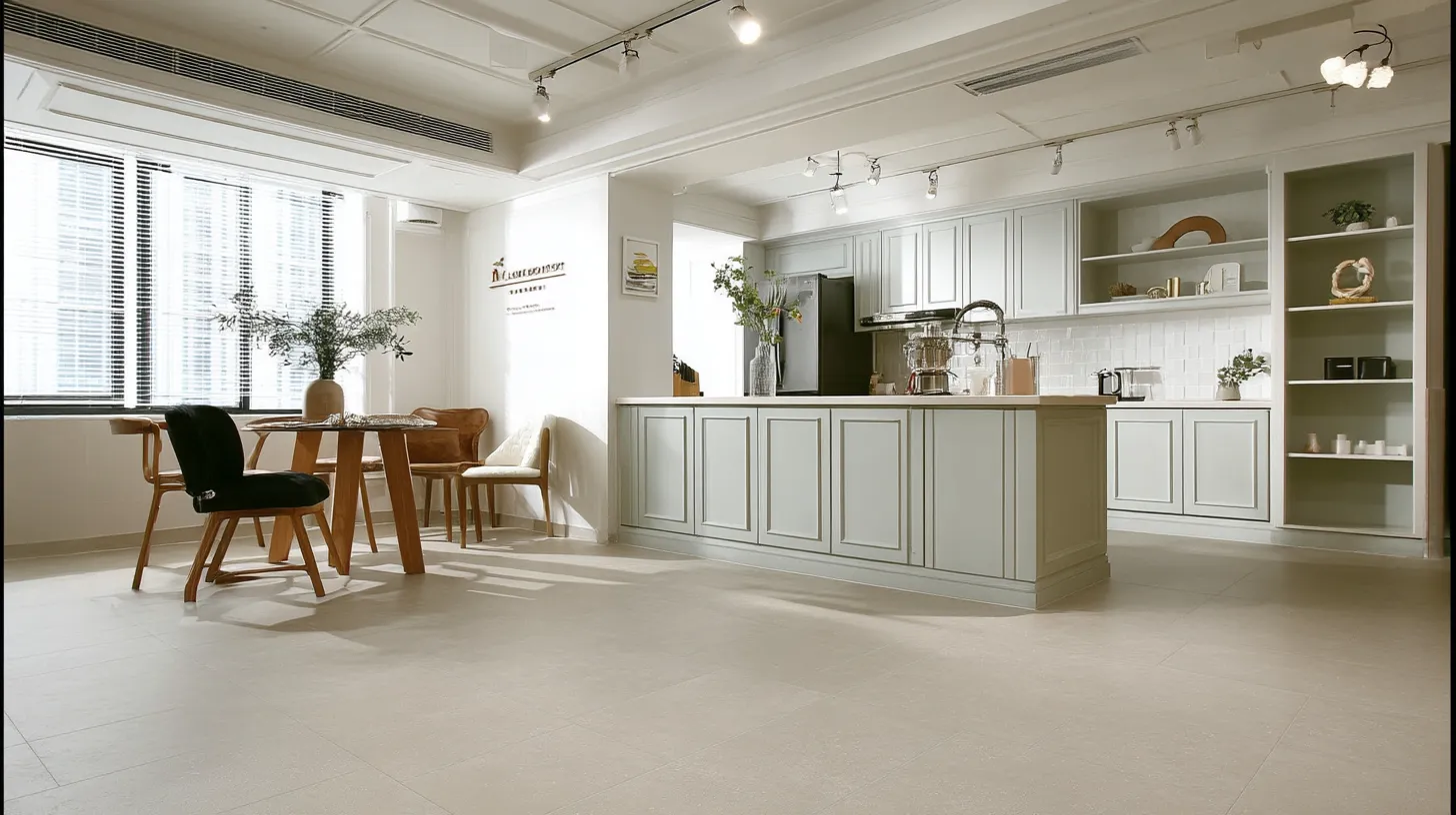 Bề mặt sàn SPC cao cấp nhám mờ