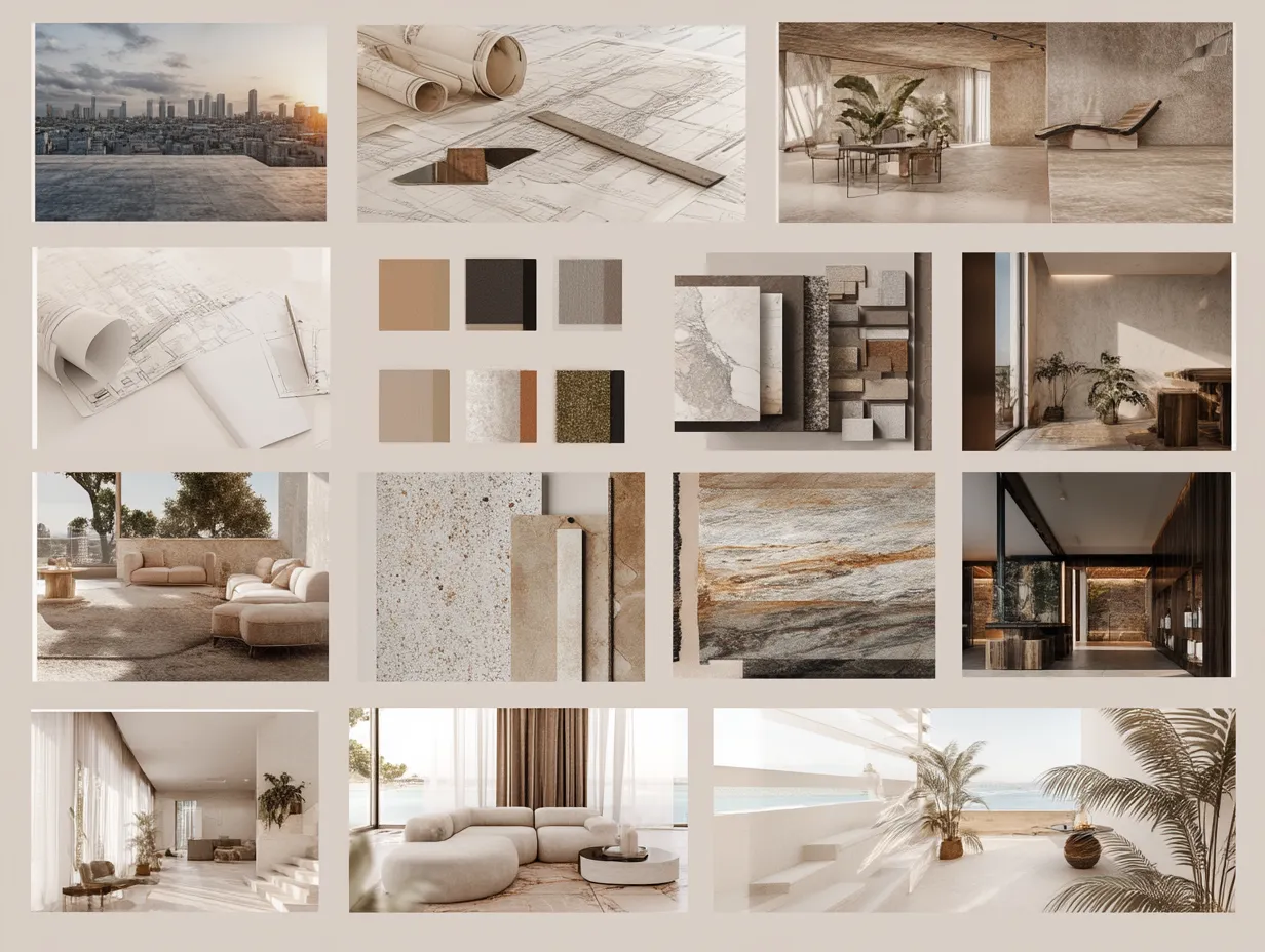 Lên bảng Moodboard