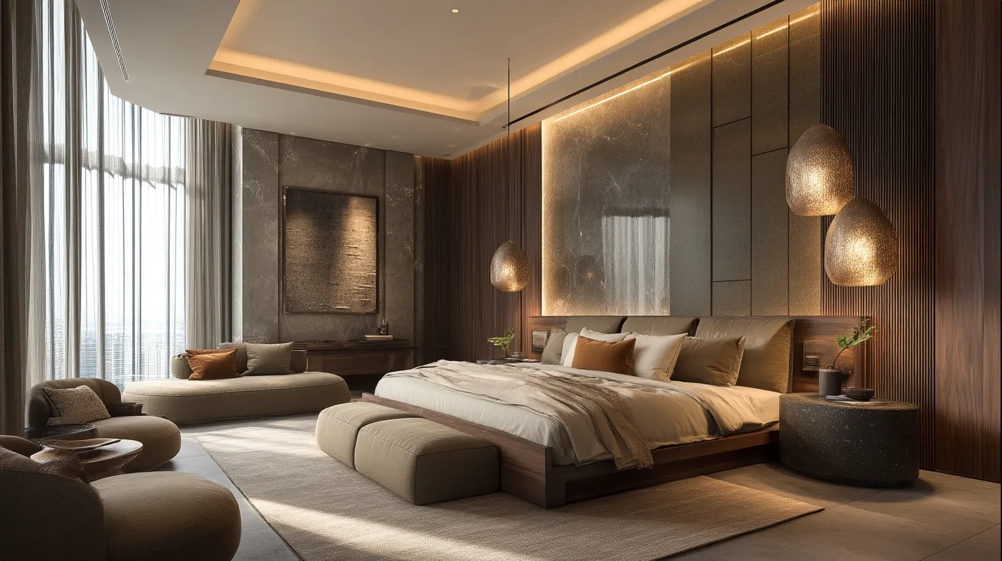 nghệ thuật hình khối trong không gian sống có hình tròn, nét bo cong